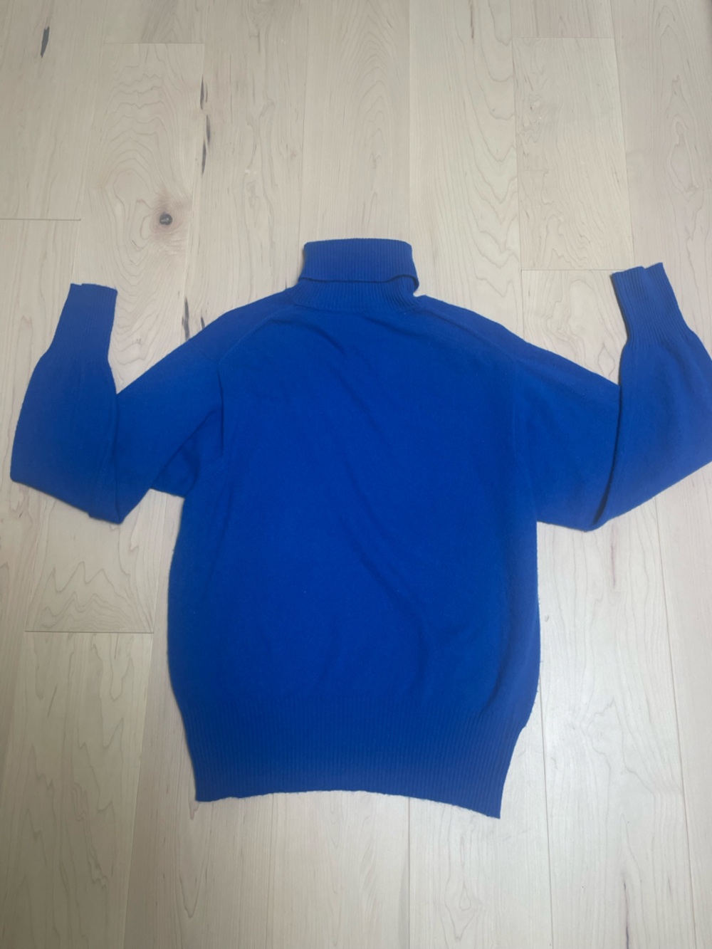 Lyle & Scott Cobalt Blue Turtleneck Sweater